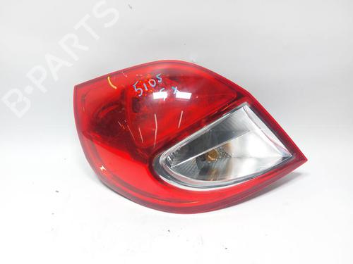 Used Left taillight RENAULT CLIO III (BR0/1, CR0/1) 1.2 16V Hi-Flex (BR1U, CR1U) (75 hp) 30531170