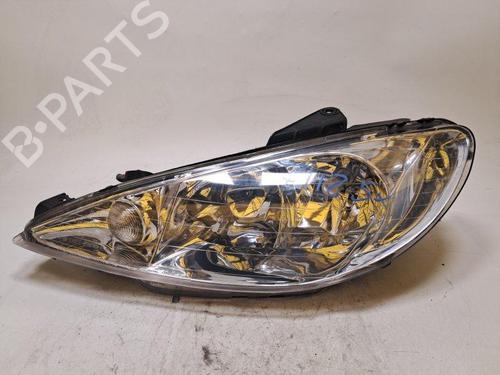 Used Left headlight Left headlight PEUGEOT 206 Hatchback (2A/C) 1.4 HDi eco 70 (68 hp) 33752502 33752502