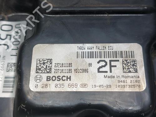 Engine control unit (ECU) NISSAN QASHQAI II (J11, J11_) 1.5 dCi | BP33192520M57 - Image 5