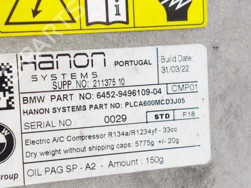 Compressore A/C BMW X1 (F48) xDrive 25 e Plug-in-Hybrid | BP29522914M34