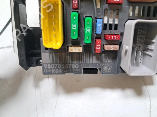 Fuse box PEUGEOT PARTNER Box Body/MPV 1.6 BlueHDi 100 | BP31272704E1 
