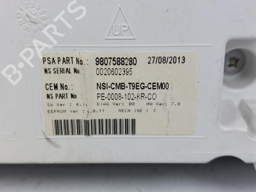 Instrument cluster PEUGEOT 308 II (LB_, LP_, LW_, LH_, L3_) 1.6 HDi / BlueHDi 115 | BP15163383C47 