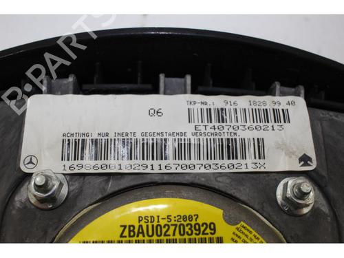 Driver airbag MERCEDES-BENZ A-CLASS (W169) A 150 (169.031, 169.331) | BP15146324C9 