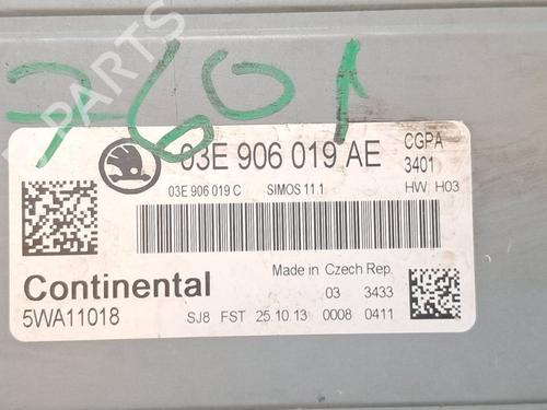 Engine control unit (ECU) SKODA FABIA II (542) 1.2 | BP36107972M57 - Image 5