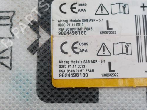 Left seat airbag CITROËN C3 III (SX) 1.5 BlueHDi 100 (SXYHYP, SXYHTU) | BP29298536C13 