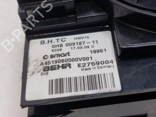 Climate control SMART FORTWO Coupe (451) 0.8 CDi (451.300) | BP34123007I5  - Image 5