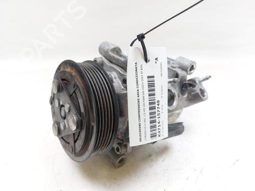 AC compressor CITROËN C3 III (SX) 1.5 BlueHDi 100 (SXYHYP, SXYHTU) 9810349980 9810349980