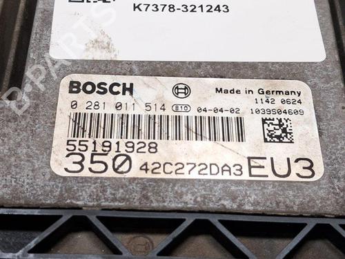 Engine control unit (ECU) FIAT IDEA (350_) 1.9 JTD | BP34505740M57  - Image 5
