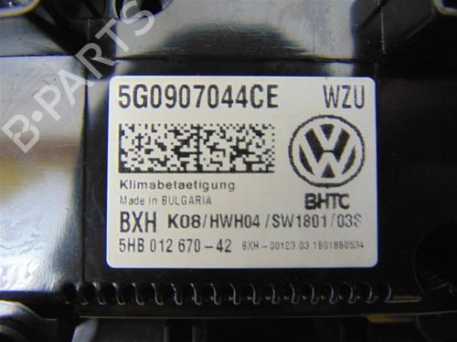 Climate control VW GOLF VII (5G1, BQ1, BE1, BE2) 1.0 TSI | BP15140778I5 