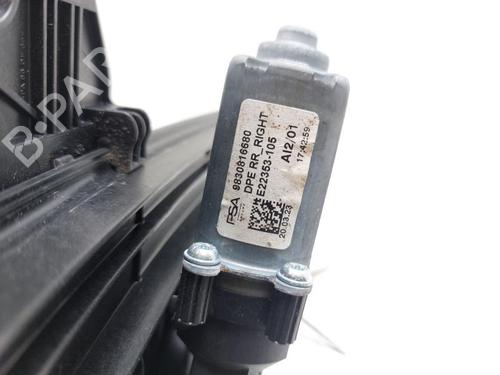 Rear right window mechanism PEUGEOT 308 SW III (FC_, FJ_, FR_, F4_, FN_) Hybrid 180 (F4DGXT) | BP25810448C25 