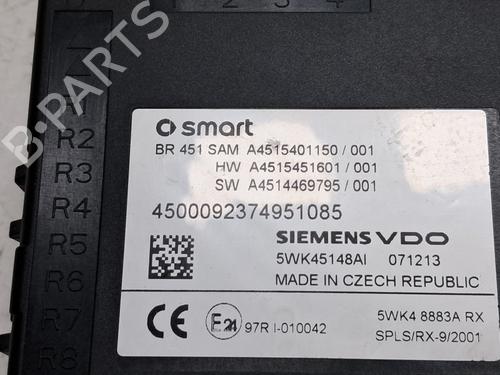 Electronic module SMART FORTWO Coupe (451) 1.0 (451.331, 451.380) | BP37088534M83 - Image 5