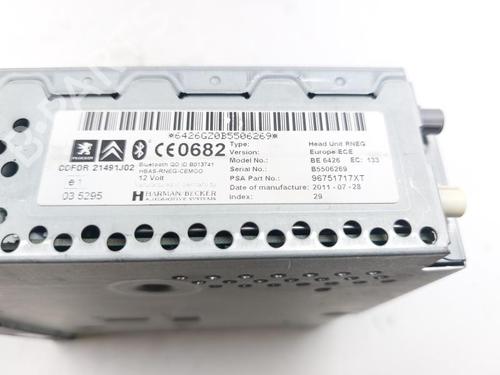 Electronic module PEUGEOT 3008 I MPV (0U_) 1.6 HDi | BP29854478M83