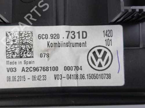 Instrument cluster VW POLO V (6R1, 6C1) 1.4 TDI | BP15167670C47 
