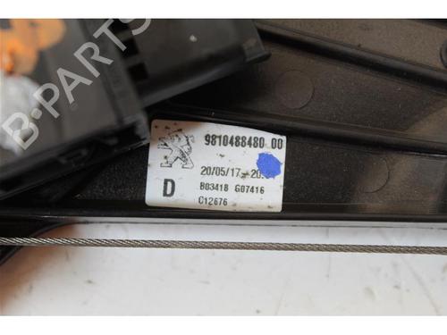 Rear right window mechanism PEUGEOT 3008 II SUV (MC_, MR_, MJ_, M4_) 1.2 THP/ PureTech 130 (MRHNSM, MRHNSU, MRHNSJ, MRHNYW,... | BP15142599C25 