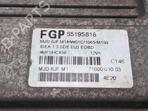 Engine control unit (ECU) FIAT IDEA (350_) 1.3 D Multijet | BP39197235M57 - Image 6