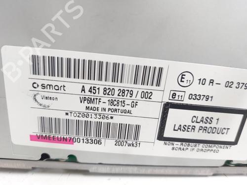 Radio SMART FORTWO Coupe (451) 1.0 (451.331, 451.380) | BP21781156E6 
