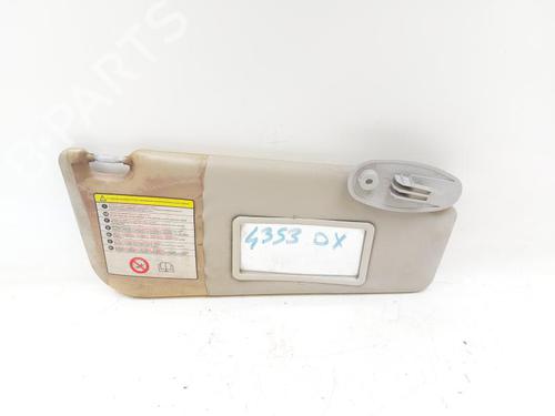 Used Right sun visor Right sun visor FIAT PUNTO EVO (199_) 1.4 (199AXB1A) (77 hp) 27815969 27815969