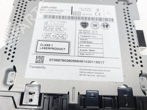 Radio FIAT PANDA (312_, 319_) 1.2 (312PXA1A) | BP29237708E6 