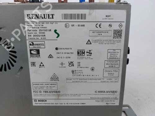 Radio RENAULT MEGANE IV Saloon 1.5 Blue dCi 115 (LVA6) | BP17380226E6 