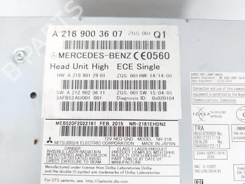 Electronic module MERCEDES-BENZ E-CLASS (W212) E 220 BlueTEC (212.001) | BP17862383M83 
