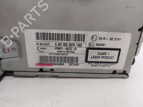 Radio SMART FORTWO Cabrio (451) 0.8 CDi (451.400) | BP19028463E6 