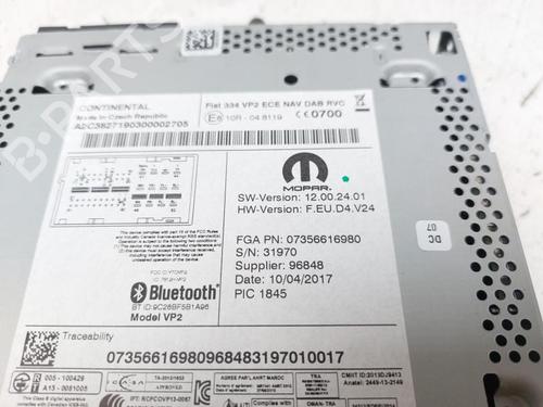 Electronic module FIAT 500X (334_) 1.6 (334AXE1A) | BP28618766M83