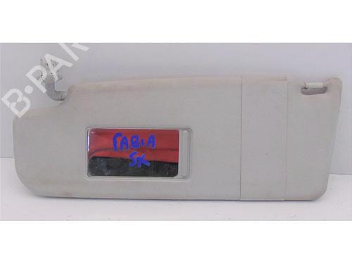 Used Left sun visor SKODA FABIA II (542) 1.2 (70 hp) 15142489