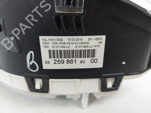 Instrument cluster PEUGEOT 208 I (CA_, CC_) 1.2 VTI 82 | BP15171689C47