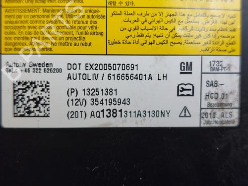 Left seat airbag OPEL ASTRA J (P10) 1.7 CDTI (68) | BP15168801C13 