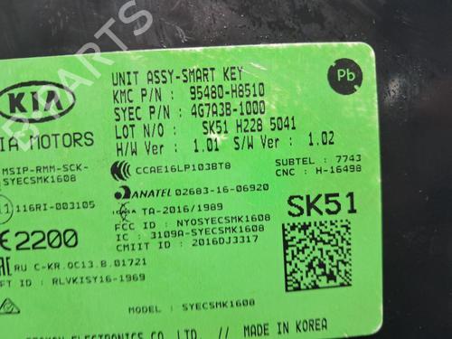 Engine control unit (ECU) KIA STONIC (YB) 1.0 T-GDi Eco-Dynamics+ | BP33195767M57 - Image 5