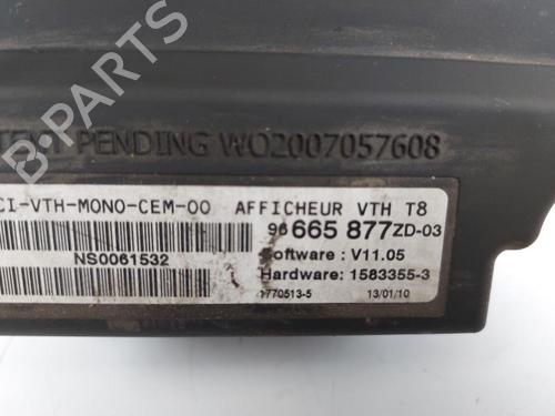 Display monitor PEUGEOT 3008 I MPV (0U_) 1.6 HDi | BP15162995C48