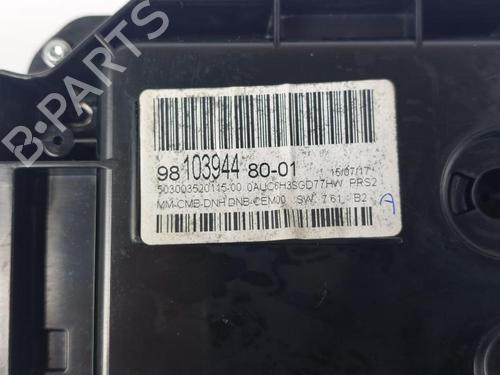 Instrument cluster PEUGEOT 5008 II (MC_, MJ_, MR_, M4_) 2.0 BlueHDi 150 (MJAHXW, MJAHXH, MJAHXN, MJAHXV, MJAHXG) | BP21681570C47 