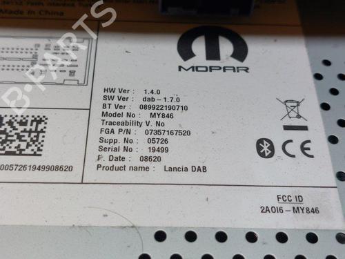 Radio LANCIA YPSILON (312_) 1.0 Mild Hybrid (312) | BP34263250E6  - Image 5