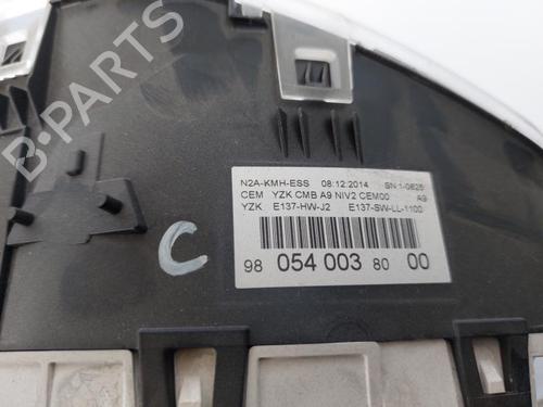 Instrument cluster PEUGEOT 208 I (CA_, CC_) 1.4 GPL | BP23880766C47 