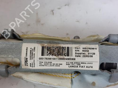 Left curtain airbag FIAT 500 (312_) 1.2 (312AXA1A) | BP23882018C11