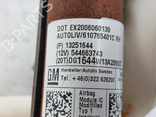 Right curtain airbag CHEVROLET ORLANDO (J309) 2.0 D | BP21123474C12 