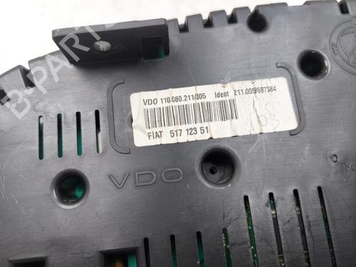 Instrument cluster LANCIA YPSILON (843_) 1.3 JTD (843.AXD11, 843.AXD1A) | BP29350144C47 