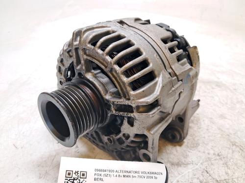 Used Alternator Alternator VW FOX Hatchback (5Z1, 5Z3, 5Z4) 1.4 (75 hp) 36255483 36255483