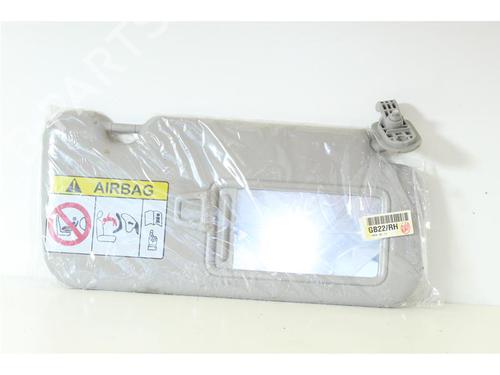 Used Right sun visor Right sun visor 15144122 15144122