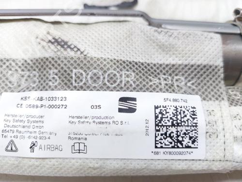 Right curtain airbag SEAT LEON (5F1) 2.0 TDI | BP30454781C12 