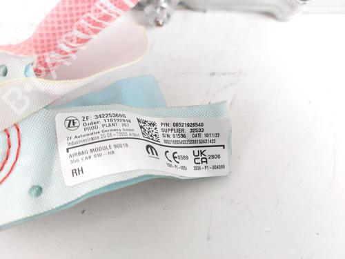 Right curtain airbag FIAT TIPO Estate (356_, 357_) 1.0 (357WXN1A) | BP23653081C12 