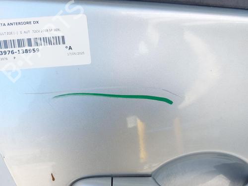 Right front door RENAULT ZOE (BFM_) Electric (BFME) | BP25993473C3 