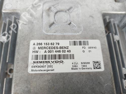 Engine control unit (ECU) MERCEDES-BENZ A-CLASS (W169) A 170 (169.032, 169.332) | BP15139877M57 