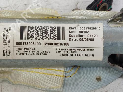 Left curtain airbag FIAT 500 (312_) 1.3 D Multijet (312AXB1A) | BP23881757C11 