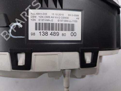 Instrument cluster PEUGEOT 208 I (CA_, CC_) 1.6 HDi / BlueHDi 75 | BP15167517C47 