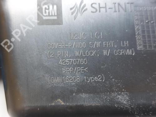 Left front window switch OPEL KARL (C16) 1.0 | BP33197651I27  - Image 5