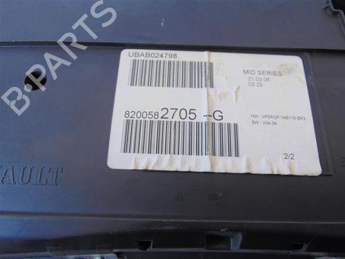 Instrument cluster RENAULT CLIO III (BR0/1, CR0/1) 1.5 dCi (BR17, CR17) | BP15143185C47
