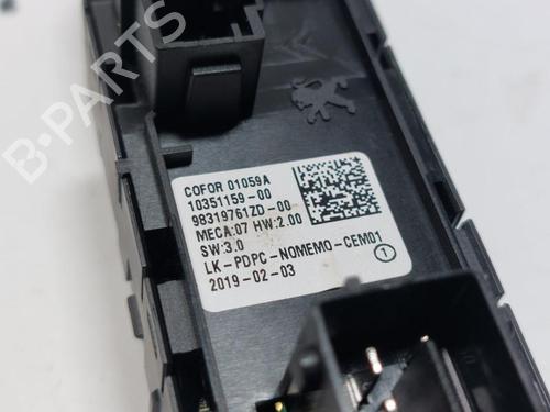 Left front window switch CITROËN C5 AIRCROSS (A_) 1.5 BlueHDi 130 (ACYHZJ, ACYHZR) | BP31062746I27