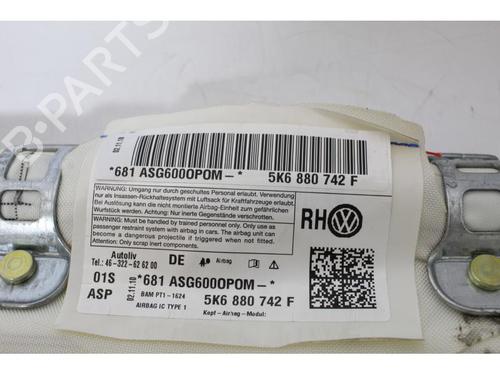 Right curtain airbag RENAULT 9 (L42_) 1.7 (L42F) | BP15147265C12 