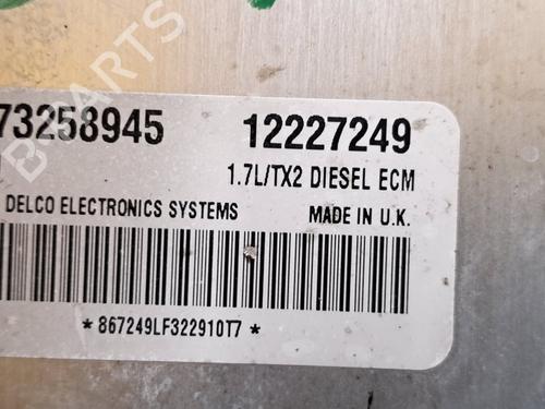 Engine control unit (ECU) OPEL MERIVA A MPV (X03) 1.7 DTI (E75) | BP35750714M57  - Image 5